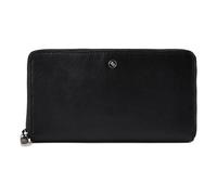 Mandarina Duck Downtown Porte-monnaie Protection RFID Cuir véritable 19.5 cm noir