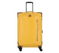 Mandarina Duck Eco Coated 4 roues Valise cabine L 78 cm avec soufflet d'extension jaune
