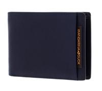 MANDARINA DUCK Étui pour carte de crédit bleu en cuir pour homme - Dual Bifold Wallet M Eclipse 97337