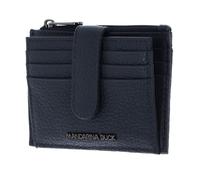 MANDARINA DUCK Étui pour carte de crédit bleu foncé en cuir pour femme et homme - Mellow Leather Card Case Dress Blue 317638