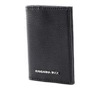 MANDARINA DUCK Étui pour carte de crédit noir en cuir pour femme et homme - Mellow Urban Card Case Nero 203277
