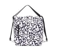 Mandarina Duck – Sac à bandoulière Hunter Moire – 33,5 cm – Blanc