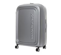 Mandarina Duck Logoduck + 4 roues Valise cabine L 75 cm couleur argent