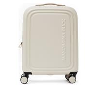 Mandarina Duck Logoduck + 4 roulettes Trolley de cabine S 55 cm blanc