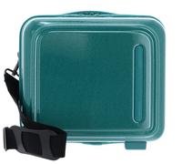 MANDARINA DUCK Logoduck + Glitter Beauty Case Glitter Green