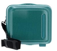 Mandarina Duck LOGODUCK + Glitter Beauty Case, Vert pailleté, Taille Unique, Logo + Paillettes