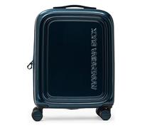 Mandarina Duck Logoduck + Metal 4 roulettes Trolley S 55 cm avec soufflet d'extension bleu
