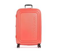 Mandarina Duck Logoduck + 4 roulettes Trolley L 75 cm rose