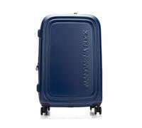 Mandarina Duck Valise à roulettes LOGODUCK + Medium Exp Bleu foncé