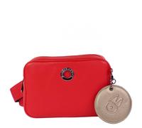 Mandarina Duck Mellow Cuir Tracolla Caméra Sac Flamand Écarlate