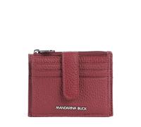 Mandarina Duck Mellow Leather Étui à cartes crédit rouge foncé, femme