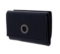 Mandarina Duck Mellow Leather Medium Trifold Wallet Bleu Femme