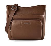 Sac bandouliÃšre en cuir de veau Mandarina Duck Mellow Marron 25x30x8 cm