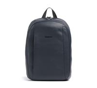 Mandarina Duck Mellow Leather Sac à dos bleu foncé, femme, 8L