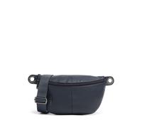 Mandarina Duck Mellow Leather Sac banane bleu foncé, femme