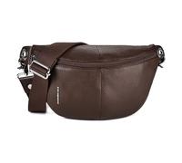 Mandarina Duck Mellow Leather Sac banane Cuir véritable 30 cm brun