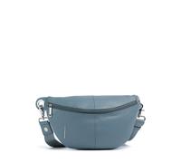 Mandarina Duck Mellow Leather Sac banane gris bleu, femme