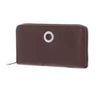 MANDARINA DUCK Mellow Leather Zip Around Wallet L Milk Chocolate