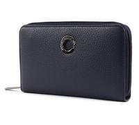 MANDARINA DUCK Porte-monnaie bleu pour femme - Mellow Leather Zip Around Wallet L Dress Blue 60623