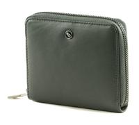 MANDARINA DUCK Porte-monnaie gris foncé en cuir pour femme - Downtown Zip Wallet Iron Gate 184825
