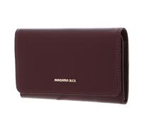 MANDARINA DUCK Porte-monnaie rouge vin en cuir pour femme - Luna Flap Wallet Windsor Wine 236232