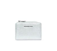 Portefeuille en cuir de veau femme Mandarina Duck ArgentÃ© 8x12x2 cm