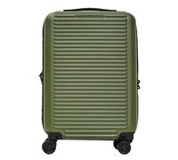 Mandarina Duck Tank Case 4 roulettes Trolley de cabine S 55 cm avec soufflet d'extension olive