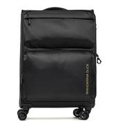 Mandarina Duck Valise à roulettes Zephyr Medium EXP extensible en tissu souple Noir