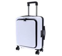 MANDARINA DUCK Valise blanc pour femme et homme - Tank Case Cabin Trolley With Front Pocket XS Optical White 290771