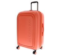 MANDARINA DUCK Valise corail pour femme - Logoduck + Trolley M Pumpkin 313999