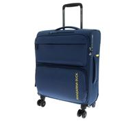 Mandarina Duck Zephyr Cabine à roulettes, Bleu Dress, 40 x 20 x 55 Centimeters, Cabine à roulettes Tessuto Morbido