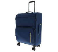 Mandarina Duck Zephyr Medium Exp Valise à roulettes, Bleu Dress, 43 cm x 25 cm x 67 cm, Valise à roulettes Medio Extensible in Tessuto morbido