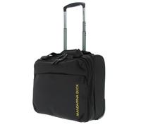 Mandarina Duck Zephyr Rolling Tote, Noir, 40E+1 x 2E+1 x 36 Centimeters, Comoda Borsa Pilot a Due ruote