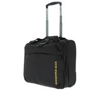 Mandarina Duck Zephyr Rolling Tote, Noir, 40E+1 x 2E+1 x 36 Centimeters, Comoda Borsa Pilot a Due ruote