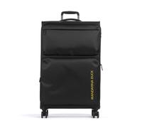 Mandarina Duck Zephyr EXP Valise à roulettes Large, Noir, 47 cm (L) x 27.5 cm (W) x 78 cm (H), Grande Valise à roulettes Extensible en 3D