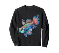 Mandarinfish Colorful Ocean Fish Art Abstrait Sweatshirt