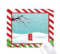 mandat de solaire circulaire léger rhume vingt - quatre tapis de souris canne de noël du tapis.