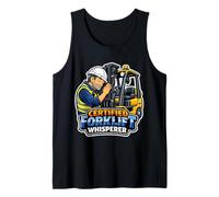 Mandaté Forklift Whisperer Operator Funny Men Débardeur