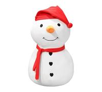Mande de neige de luxe de Noël : mignon jouet de poupée d'hiver, figurine de bonhomme de neige de vacances douce | Accent de décoration de table de fête, décoration d'exposition saisonnière pour chi