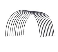 Mandeep Cadre pour Serre de Jardin - Lot de 6 Arceaux Serre de Jardin Support De Plantes Cerceaux De Serre De Jardin Antirouille pour Bâche De Serre Tunnel