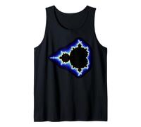 Mandelbrot Electrique Set Fractale Géométrie Rétro Formes Mania Débardeur