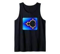Mandelbrot Electrique Set Fractale Géométrie Rétro Formes Mania Débardeur