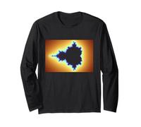 Mandelbrot Electrique Set Fractale Géométrie Rétro Formes Mania Manche Longue