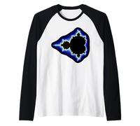 Mandelbrot Electrique Set Fractale Géométrie Rétro Formes Mania Manche Raglan