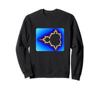 Mandelbrot Electrique Set Fractale Géométrie Rétro Formes Mania Sweatshirt