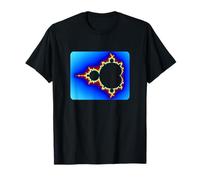 Mandelbrot Electrique Set Fractale Géométrie Rétro Formes Mania T-Shirt