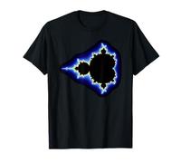 Mandelbrot Electrique Set Fractale Géométrie Rétro Formes Mania T-Shirt