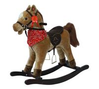 Mandelli Cheval À Bascule Avec Sons Marron Clair