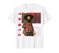 Mander ES isch Zeit Andreas Hofer Tyrol T-Shirt Graphique avec Valeur, Homme, Blanc, M