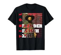 Mander ES isch Zeit Andreas Hofer Tyrol T-Shirt Graphique avec Valeur, Homme, Noir, M